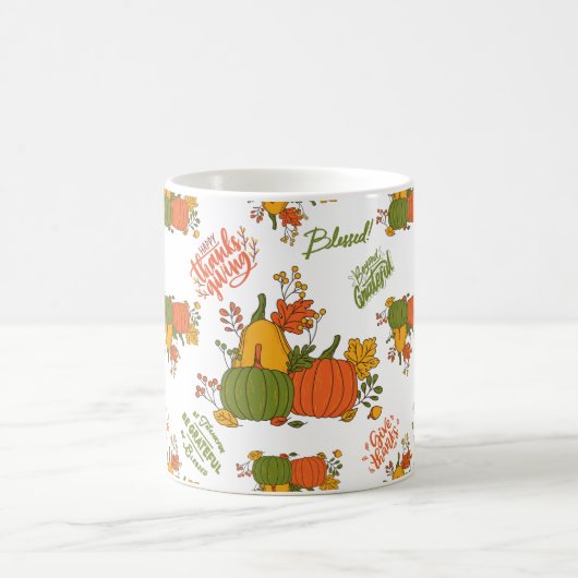 Herbsternte Erntedank Kaffeetasse (Mittel)