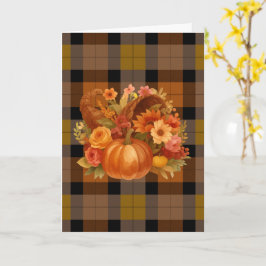 Herbsternte Erntedank Karte