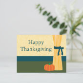 Herbsternte Erntedank Postkarte (Stehend Vorderseite)