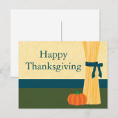 Herbsternte Erntedank Postkarte (Vorne/Hinten)