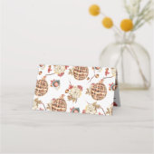 Herbsternte | Erntedank Tabelle Platzkarte (Rückseite)