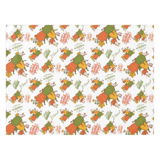 Herbsternte Erntedank Tischdecke (Vorderseite (Horizontal))