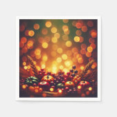 Herbsternte Festival Moon and Stars Serviette (Vorderseite)