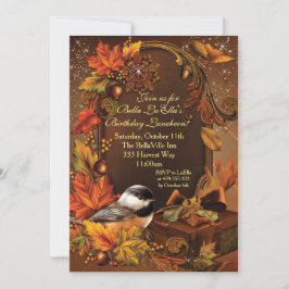 Herbsternte Geburtstagsfeier Einladungen