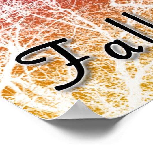 Herbsternte: Geisterbaum Poster (Ecke)