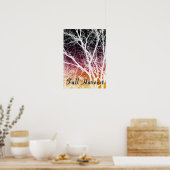 Herbsternte: Geisterbaum Poster (Küche)