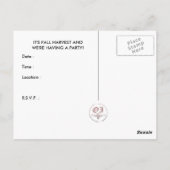 Herbsternte: Geisterbaum Postkarte (Rückseite)