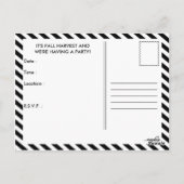 Herbsternte: Geisterbaum Postkarte (Rückseite)