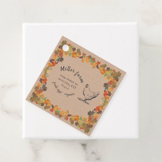 Herbsternte Geschenkanhänger (Beispiel)