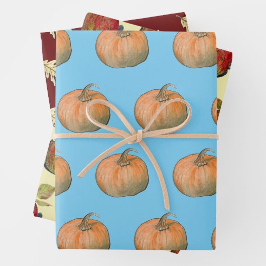 Herbsternte Geschenkpapier Set (Beispiel)