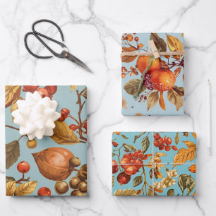 Herbsternte-Geschenkpapier-Set Geschenkpapier Set