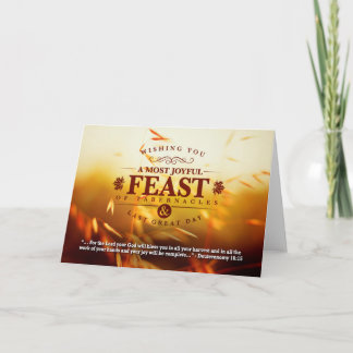 Herbsternte Grüße Karte