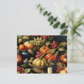 Herbsternte, Herbstfarben, Postkarte (Stehend Vorderseite)