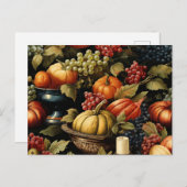 Herbsternte, Herbstfarben, Postkarte (Vorne/Hinten)