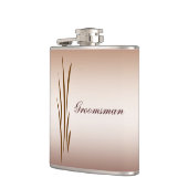 Herbsternte Hochzeit Trauzeuge Flachmann (Links)
