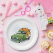 Herbsternte in einem Grünbuch-Teller Pappteller (Party)