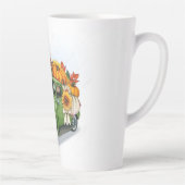 Herbsternte in einem grünen LKW Milchtasse (Rechts)