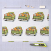 Herbsternte in grünem LKW-Tissue Seidenpapier (Handwerk)