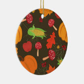 Herbsternte Keramik Ornament (Rechts)