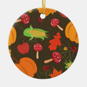 Herbsternte Keramik Ornament