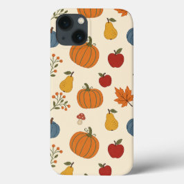 Herbsternte-Kürbisse-Fruchtmuster-Hülle Case-Mate iPhone Hülle