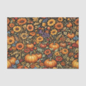 Herbsternte mit lebhaften Herbstfarben Seidenpapier (Vorderseite)