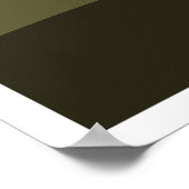 Herbsternte - Modernes Herbst Obst und Kürbisgewäc Poster (Ecke)