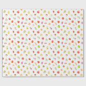 Herbsternte-Muster Geschenkpapier (Flach)