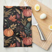Herbsternte Muster Geschirrtuch (Viertel Falte)