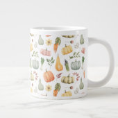 Herbsternte Muster Jumbo-Tasse (Rechts)