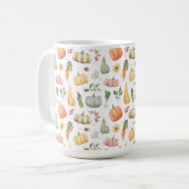 Herbsternte Muster Kaffeetasse (Vorderseite Links)