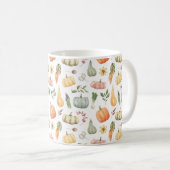 Herbsternte Muster Kaffeetasse (VorderseiteRechts)