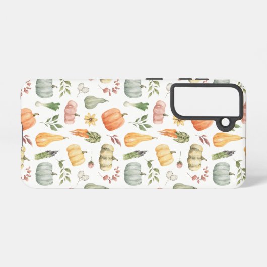 Herbsternte Muster Samsung Galaxy Hülle (Rückseite (Horizontal))