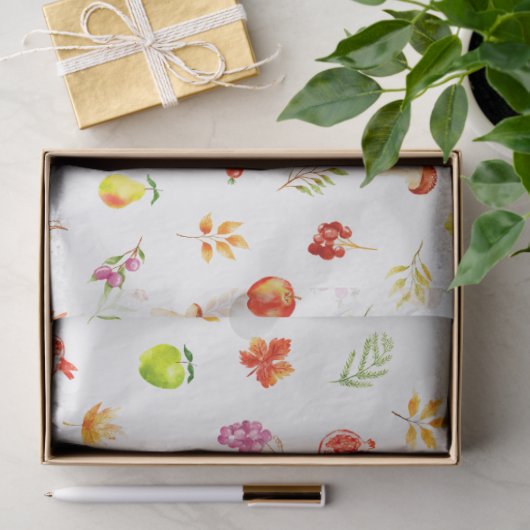 Herbsternte Muster Seidenpapier (Geschenk)