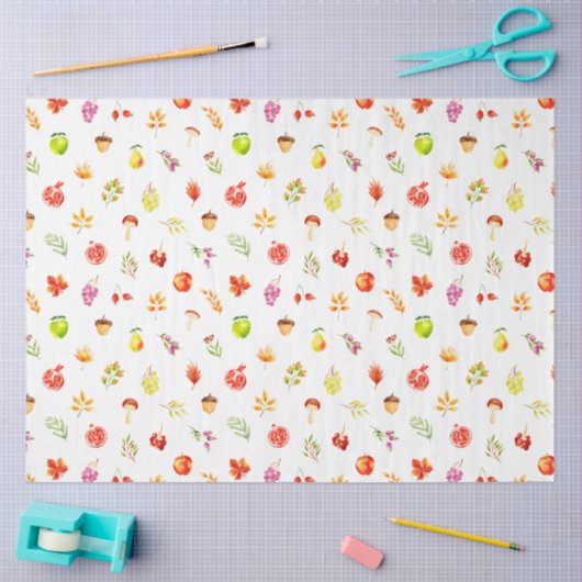 Herbsternte Muster Seidenpapier (Basteln)