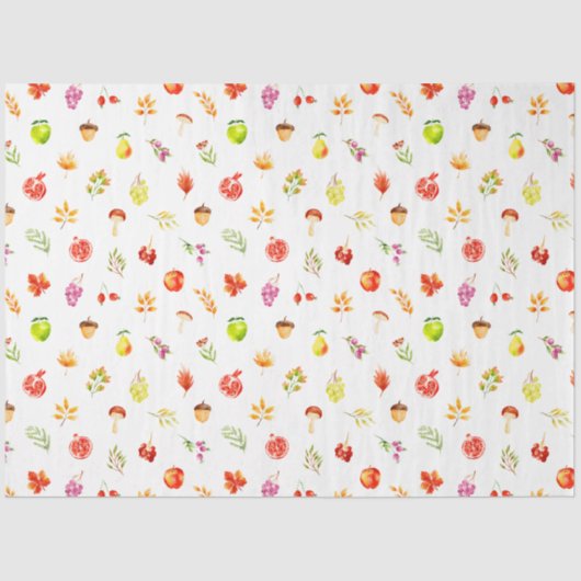 Herbsternte Muster Seidenpapier (Vorderseite)