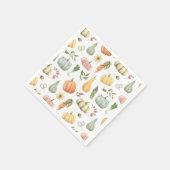 Herbsternte Muster Serviette (Ecke)