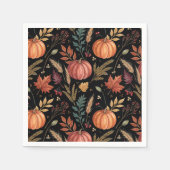 Herbsternte Muster Serviette (Vorderseite)