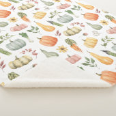 Herbsternte Muster Sherpadecke (3/4)