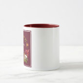 Herbsternte Natur mit anpassbarem Text  Tasse (Zentrum)