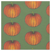 Herbsternte Orange Pumpkin Patch Erntedank Stoff (Nahaufnahme)
