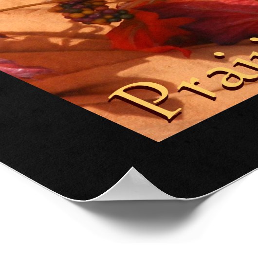 Herbsternte Poster (Ecke)