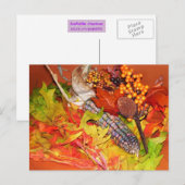 Herbsternte Postkarte (Vorne/Hinten)
