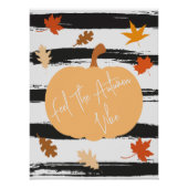 Herbsternte Pumpkin Fall Vibe Poster (Vorderseite)