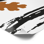 Herbsternte Pumpkin Fall Vibe Poster (Ecke)