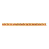 Herbsternte Pumpkin-Patch Herbst-Erntedank Satinband (Vorderseite)