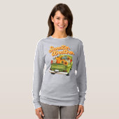 Herbsternte Retro Lieferwagen LKW T-Shirt (Vorne ganz)