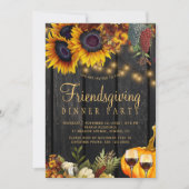 Herbsternte Scheunenholzfreunde Abendessen Einladung (Vorderseite)