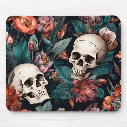 Herbsternte Skulls Mousepad (Vorne)