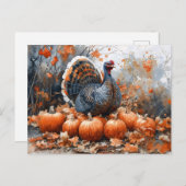 Herbsternte Türkei Postkarte (Vorne/Hinten)